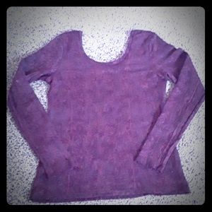 BKE long sleeve scoop neck tunic size L